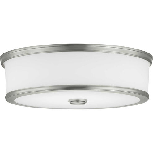 Bezel LED LED 16 inch Brushed Nickel Flush Mount Ceiling Light, Progress LED