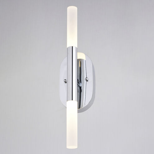 Fulton LED 4.5 inch Chrome Bathroom Light Wall Light