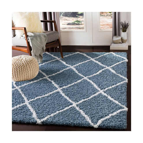 Urban Shag 35 X 24 inch Denim/White Rugs, Rectangle