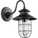 Moriarty 1 Light 12.5 inch Noir Outdoor Wall Lantern, Small