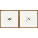 Animals Collection Black Framed Art
