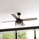Rowan 22.44 inch Black with Driftwood-Black Walnut Blades Ceiling Fan