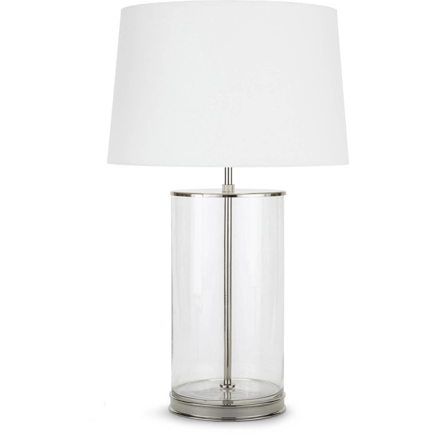 Magelian 32 inch 150.00 watt Polished Nickel Table Lamp Portable Light