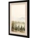 Landscapes Collection Block Profile In Dark Wood With Silver Lip Framed Art