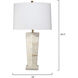 Spectacle 31 inch 150.00 watt Horn Lacquer w/ Gold Leaf Accents Table Lamp Portable Light