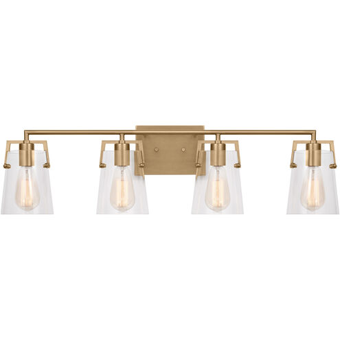 Drew & Jonathan Crofton 4 Light 33.38 inch Bathroom Vanity Light