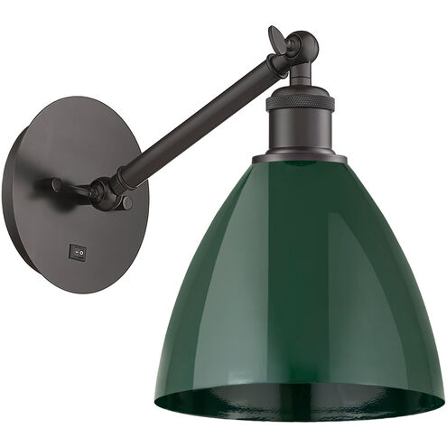Ballston Plymouth Dome LED 8 inch Satin Gold Sconce Wall Light