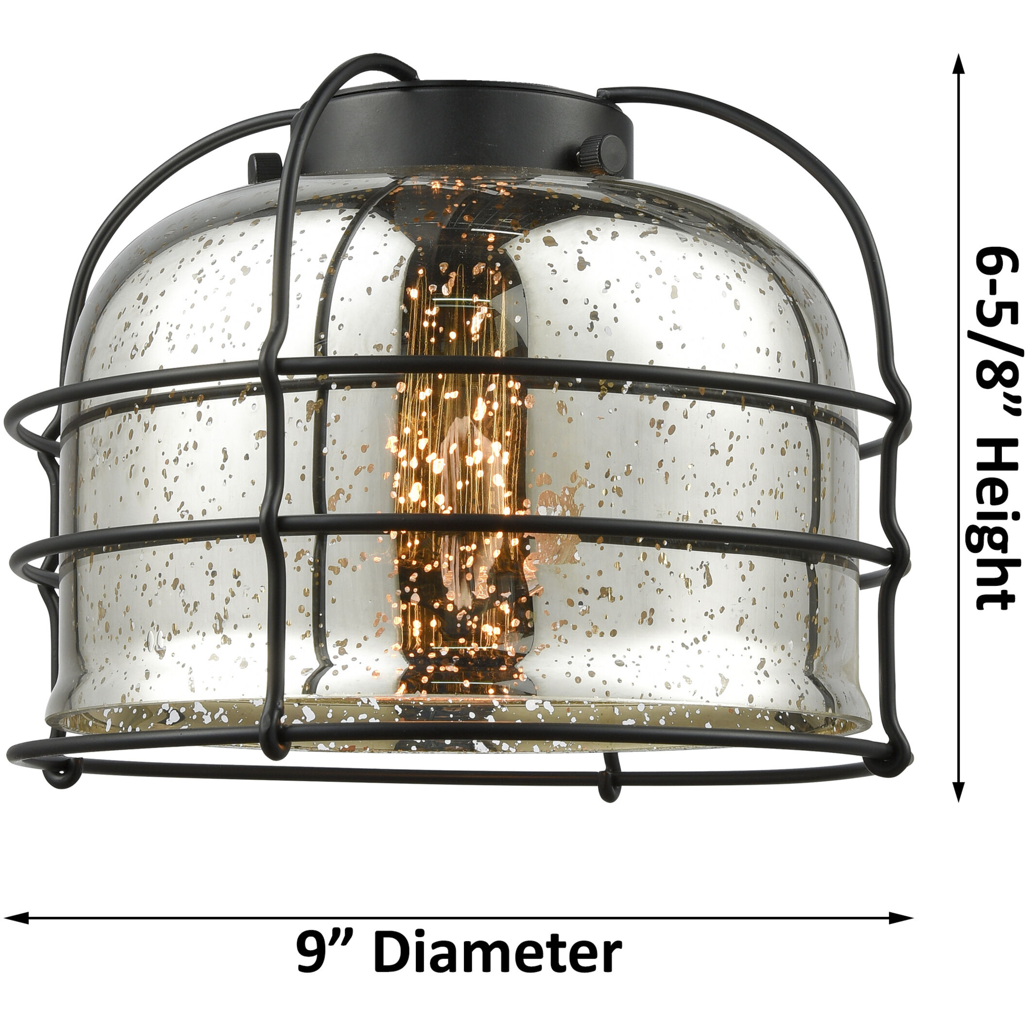 Franklin Restoration Large Bell Cage LED 44 inch Black Antique Brass Bath Vanity Light Wall Light in Matte White Glass, Franklin Restoration