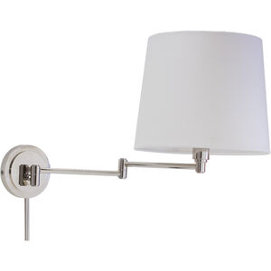 Townhouse 1 Light 12 inch Polished Nickel Wall Lamp Wall Light