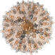 Addis 40 Light 62 inch Aged Brass Chandelier Ceiling Light