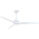 Spitfire LED Matte White Fan Light