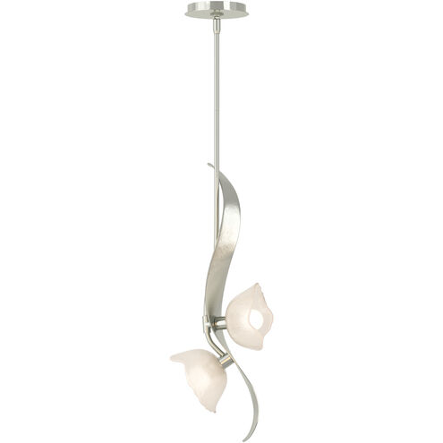 Mika 2 Light 9.7 inch Sterling Pendant Ceiling Light