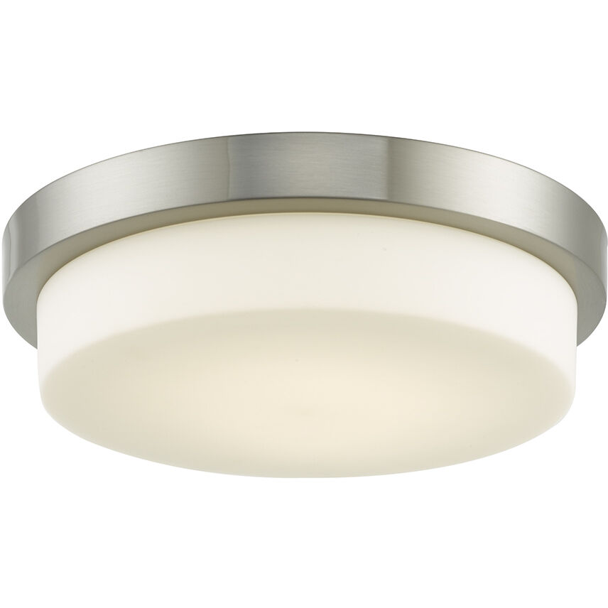 Step LED 12.8 inch Brushed Nickel Flush Mount Ceiling Light