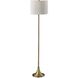 Eli 60 inch 150.00 watt Antique Brass Floor Lamp Portable Light, Simplee Adesso
