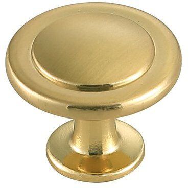 Logyn Brushed Gold Hardware Cabinet Knob, Set of 10