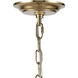 Genista 9 Light 28 inch Brass Chandelier Ceiling Light, H-Bar