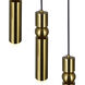 Chime LED 20 inch Brass Island/Pool Table Light Ceiling Light