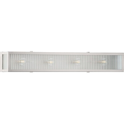 Dwyer 4 Light 30 inch Stainless Steel Bath Vanity Wall Light