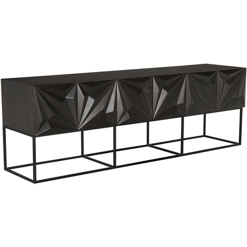 Zurich 96 X 23 inch Ebony Walnut Console