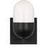 Drew & Jonathan Scott Foster 1 Light 5 inch Midnight Black Vanity Light Wall Light