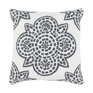 Starfish 16 X 16 inch Black/Ivory Pillow Cover
