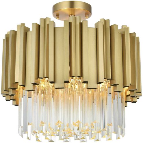 Willow 4 Light 16.00 inch Flush Mount