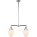 Franklin Restoration Bullet 2 Light 24 inch Polished Chrome Island Light Ceiling Light