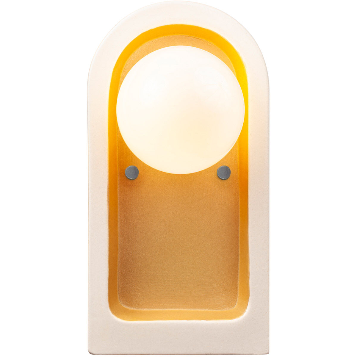 Ambiance Collection 1 Light 4.75 inch Matte White with Champagne Gold Wall Sconce Wall Light