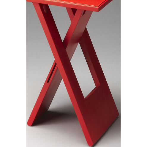 Butler Loft Hammond  19 X 12 inch Red Accent Table