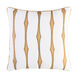Graphic Stripe 22 X 22 inch White/Tan/Wheat Pillow Kit