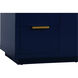 Blake 60 X 22 X 34 inch Blue Vanity Sink Set