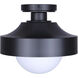 Baylor 1 Light 11 inch Black Outdoor Ceiling Lantern