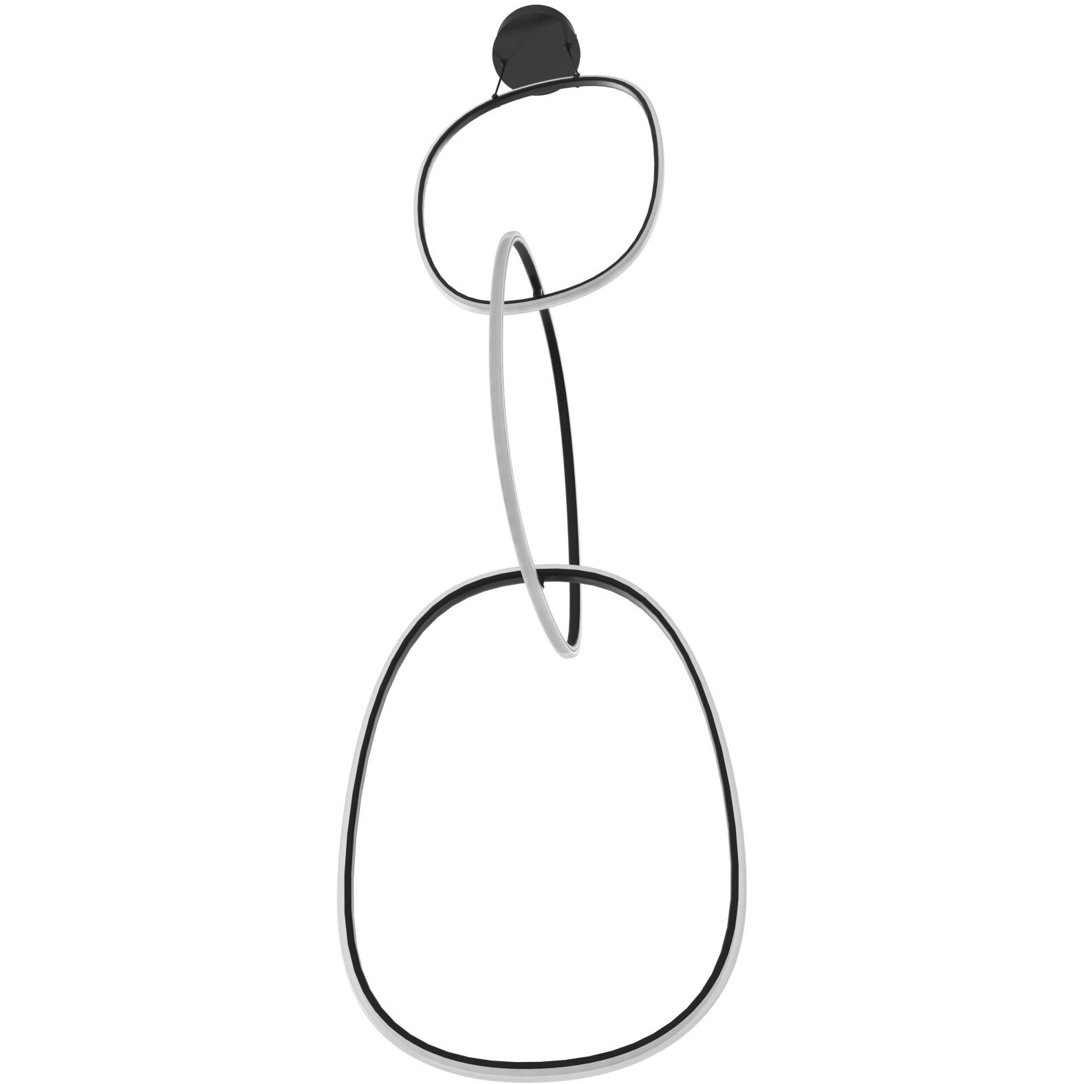 Circa LED 26 inch Black Pendant Ceiling Light