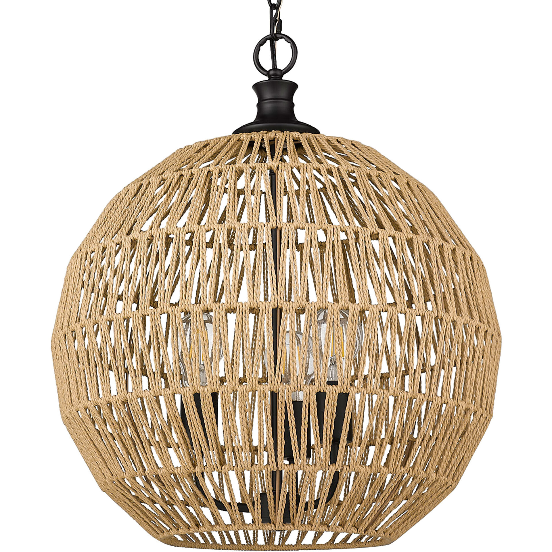 Florence Pendant Ceiling Light in Matte Black