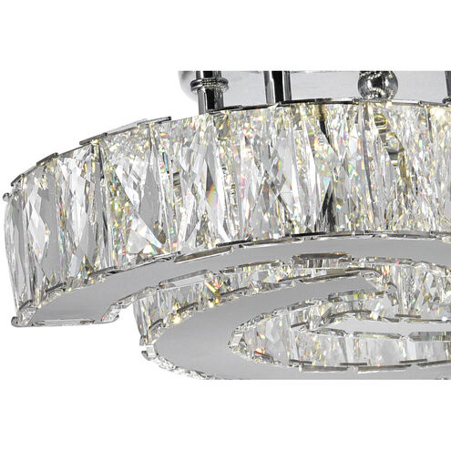 Vienna LED 11 inch Chrome Flush Mount Ceiling Light
