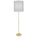 Kate 66 inch 150.00 watt Modern Brass / Clear Crystal Accents Floor Lamp Portable Light