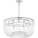 C&M by Chapman & Myers Pierce 6 Light 28 inch Polished Nickel Pendant Ceiling Light