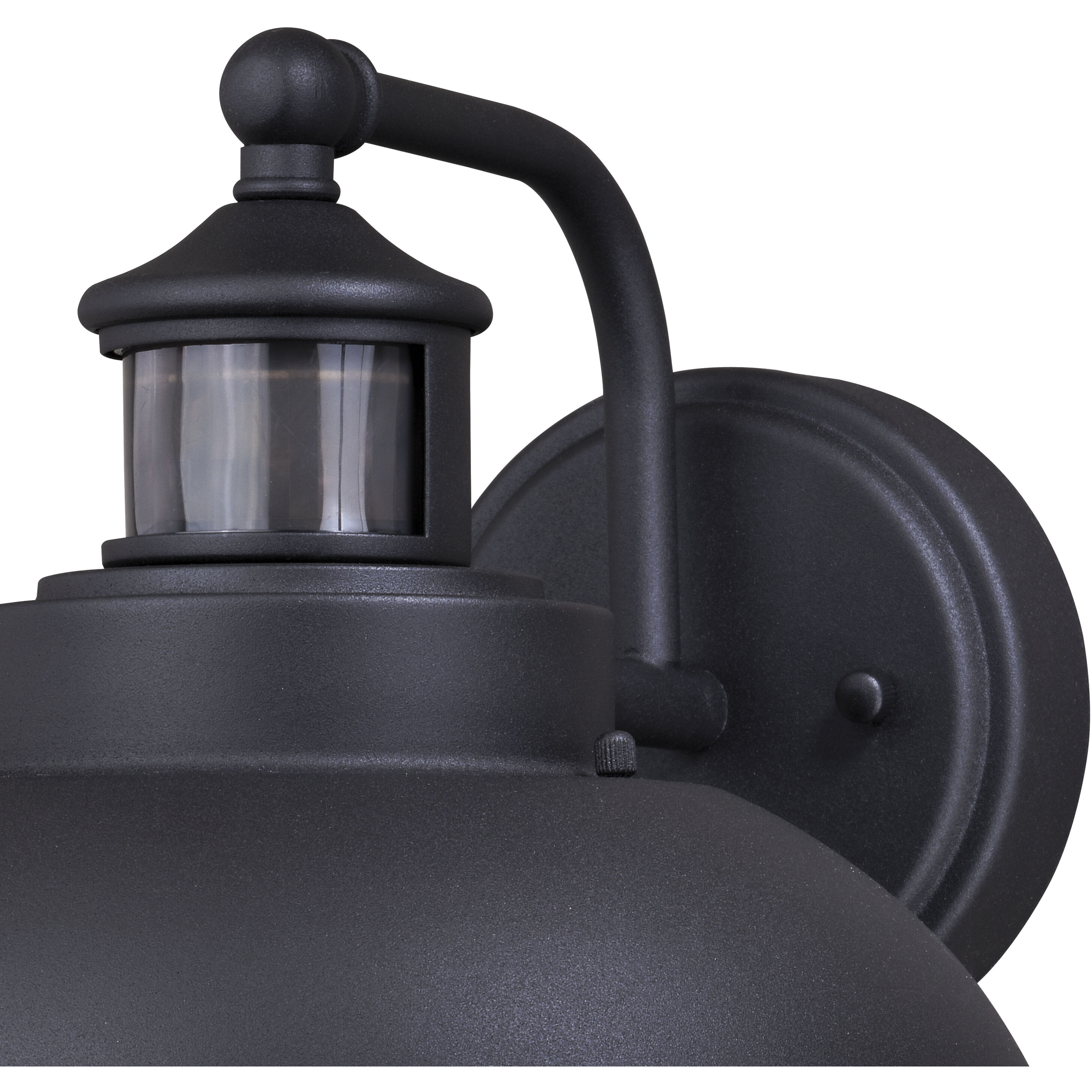 Harwich Textured Black Outdoor Motion Sensor