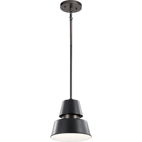 Lozano 1 Light 9 inch Black Outdoor Hanging Pendant