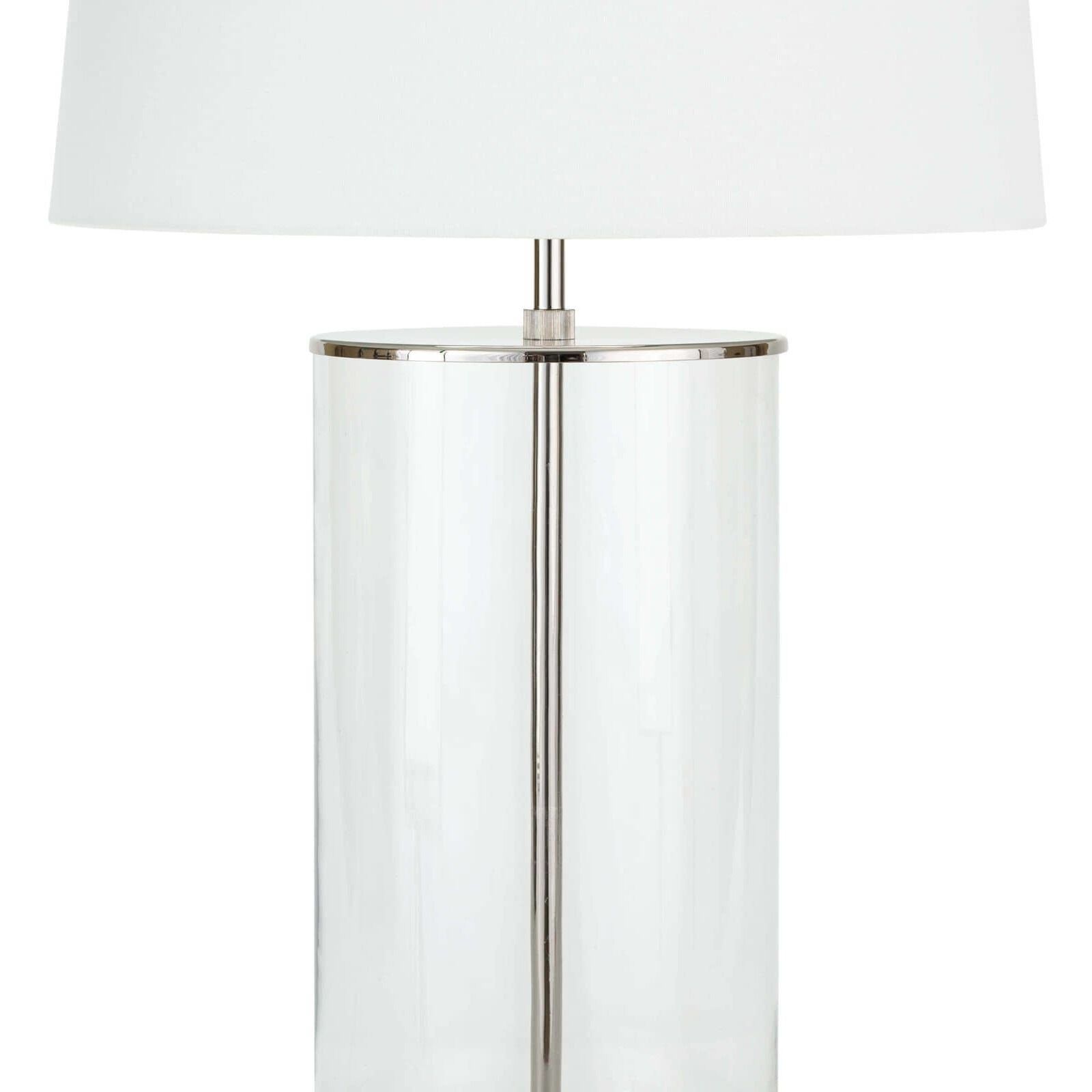 Magelian 32 inch 150.00 watt Polished Nickel Table Lamp Portable Light
