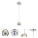 Draplin LED 4.75 inch Chrome Pendant Ceiling Light
