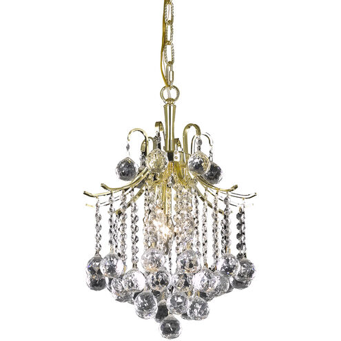 Amelia 3 Light 12 inch Gold Pendant Ceiling Light