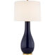 Chapman & Myers Orson 32.5 inch 150 watt Denim Porcelain Table Lamp Portable Light in Linen