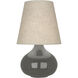June 23.5 inch 150.00 watt Ash Accent Lamp Portable Light in Buff Linen