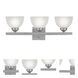 Somerset 3 Light 24.75 inch Brushed Nickel Vanity Sconce Wall Light