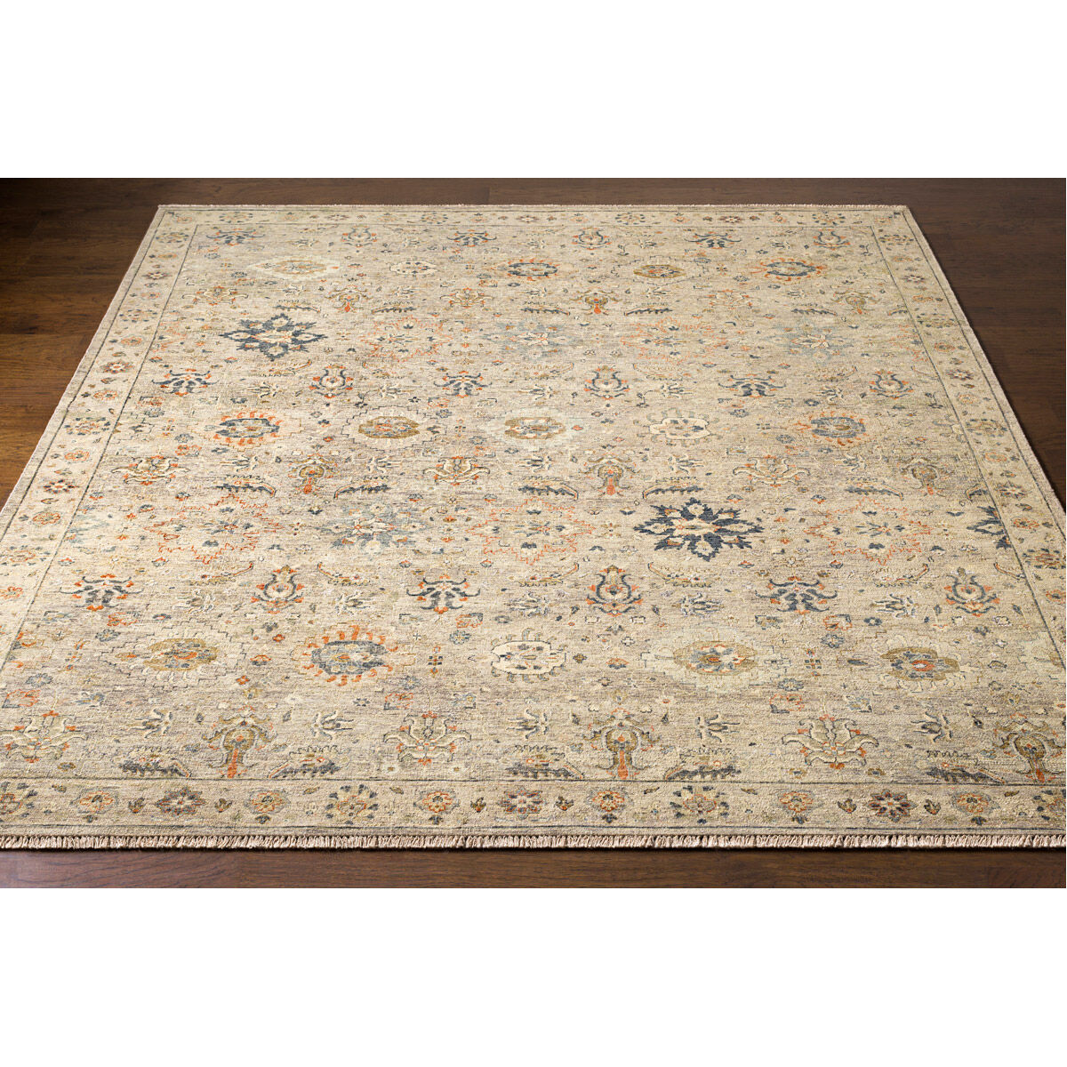 Anatolia 108 X 72 inch Dark Blue Rug in 6 X 9, Rectangle