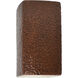 Ambiance 1 Light 9.5 inch Hammered Copper Outdoor Wall Sconce, Small