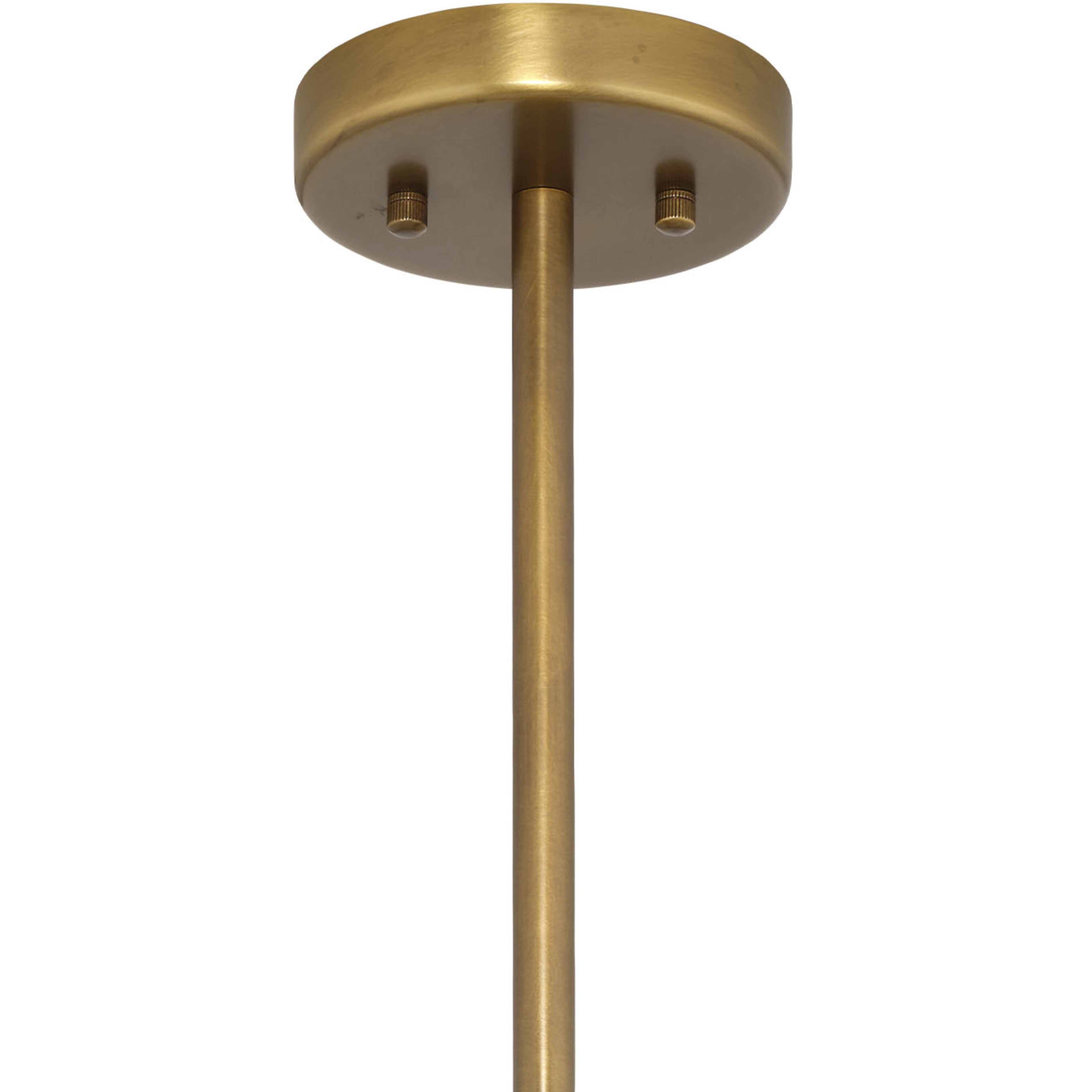 Zinnia 4 Light 22 inch Antique Brass Chandelier Ceiling Light in Small, Small, Inline