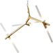 Canada LED 37 inch Brass Chandelier Ceiling Light