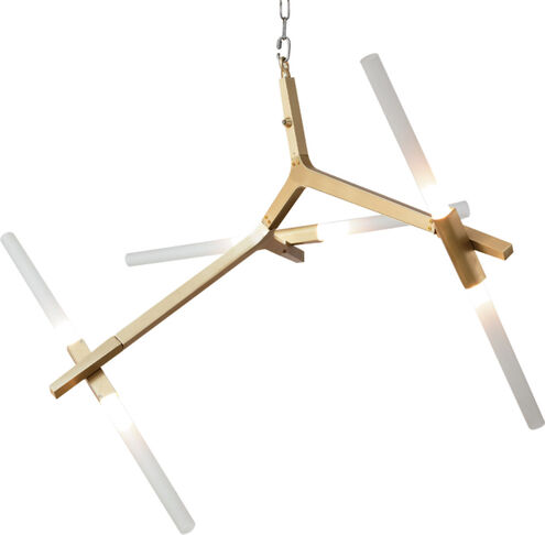 Canada LED 37 inch Brass Chandelier Ceiling Light